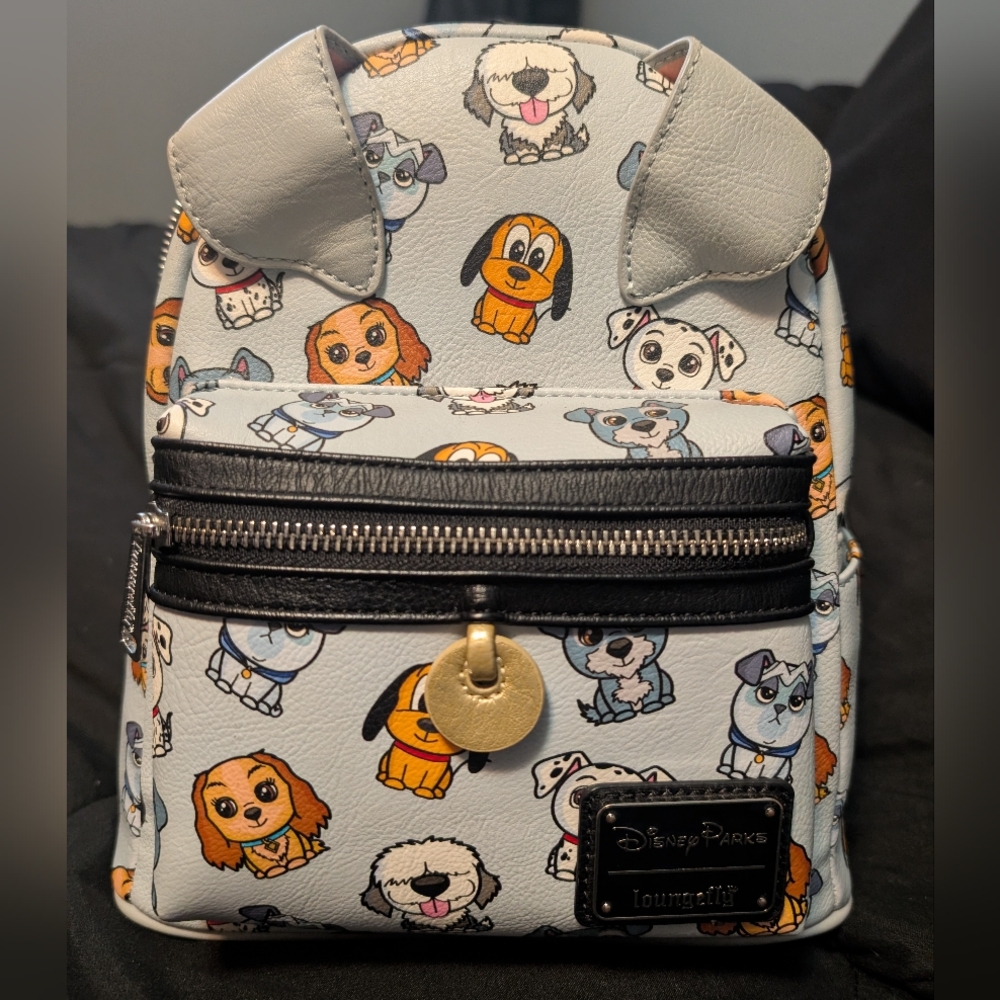 Disney Parks Loungefly Dog Print Backpack